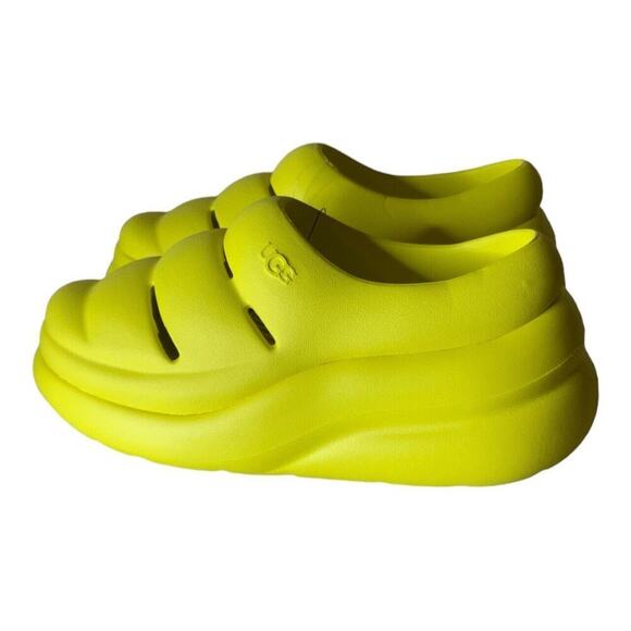 UGG Sandals Sport Yeah Clog Slip On Sliders Women's Shoes Size 8 Yellow Shoes - Picture 5 of 12